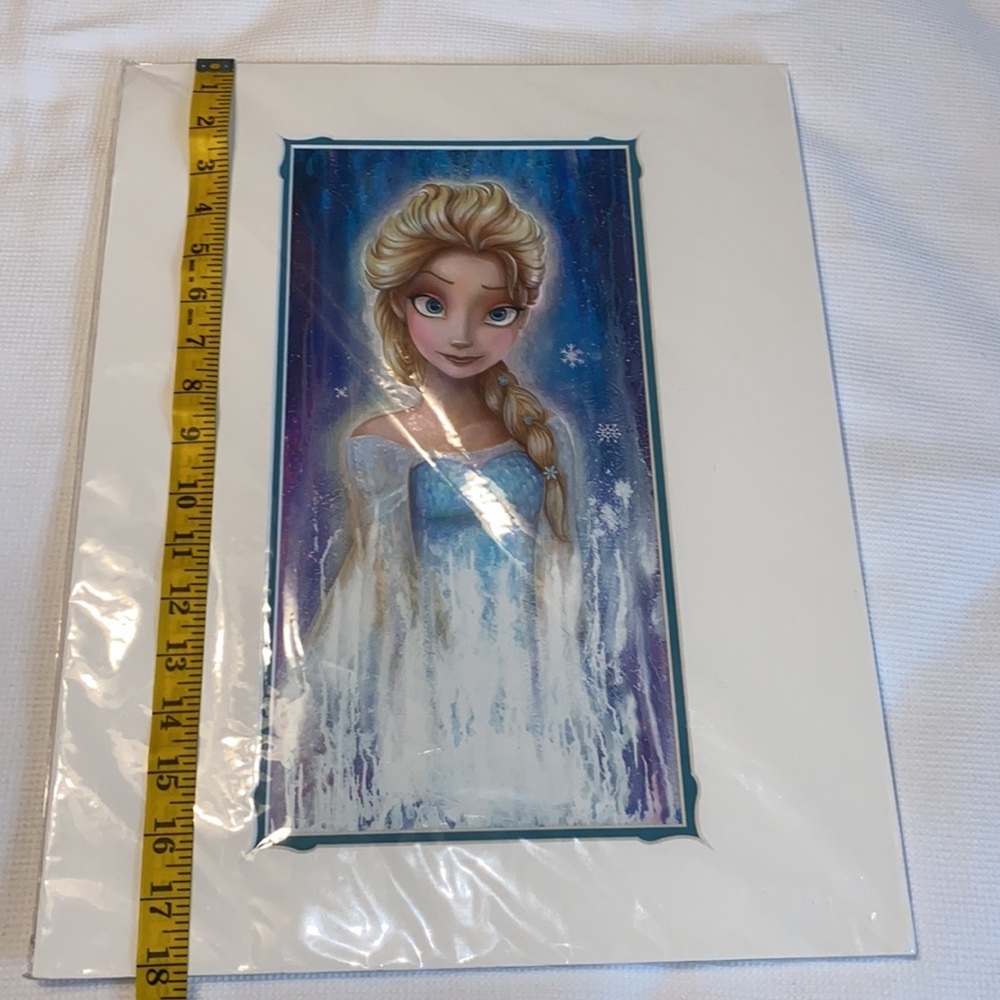 Elsa Fade Art Work Darren Wilson Disney Ready for Framing - Picture 9 of 12